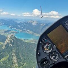 Flugwegposition um 11:37:07: Aufgenommen in der Nähe von Gemeinde Strobl, Strobl, Österreich in 2203 Meter
